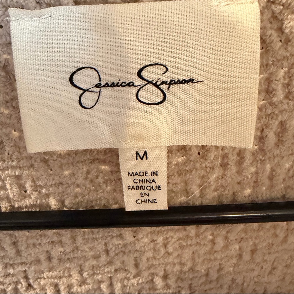 Jessica Simpson Tan Cropped Cardigan- Medium - Picture 2 of 2